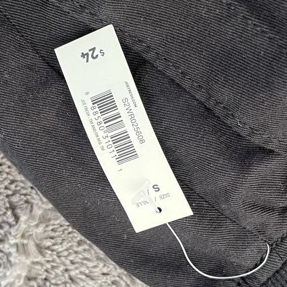 NWT Never Worn Joe Fresh Black Tie Adjustable Shorts - Picture 5 of 5